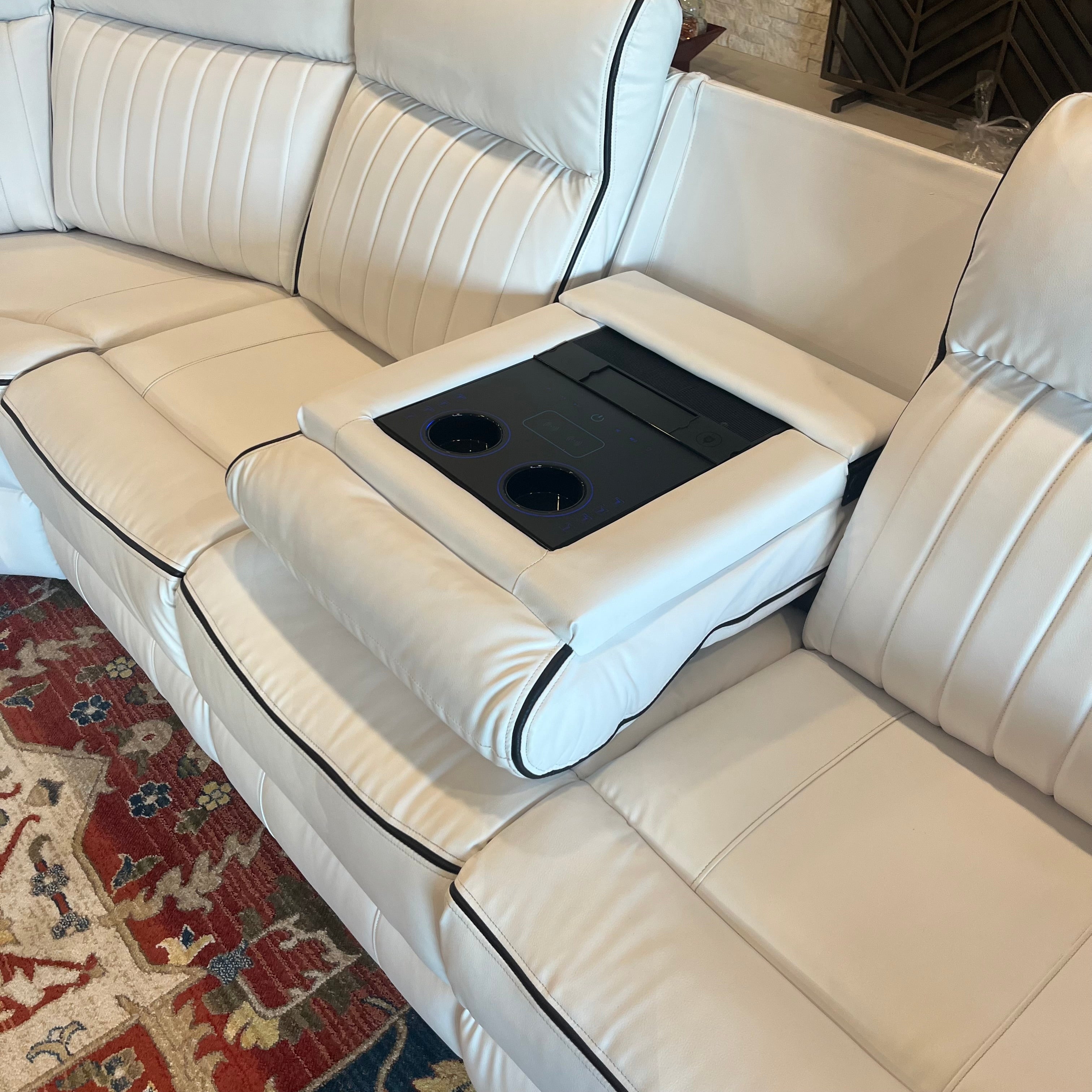 NEW* Leather Power Reclining Sectional Sofa