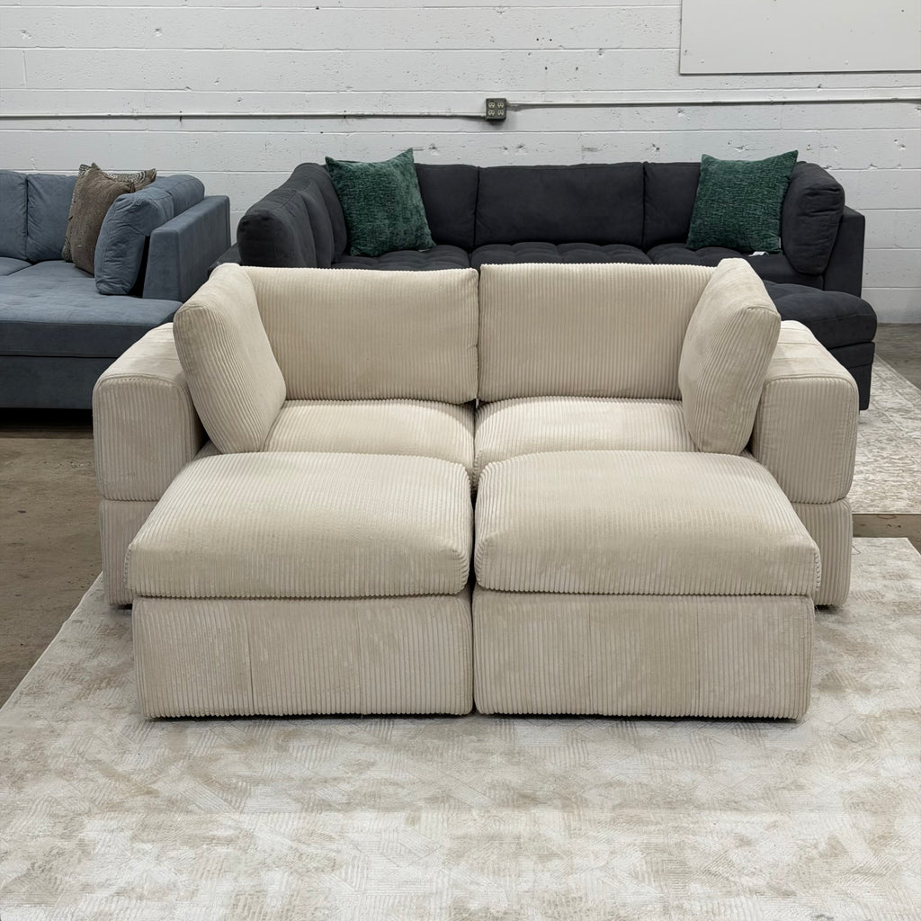 4-Piece Modular Sectional Couch
