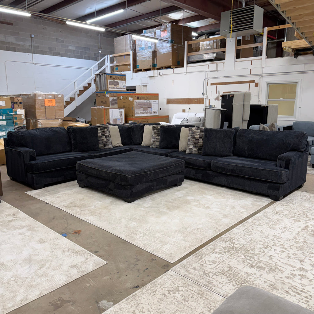 Ashley Lavernett 4-Piece Sectional + Ottoman