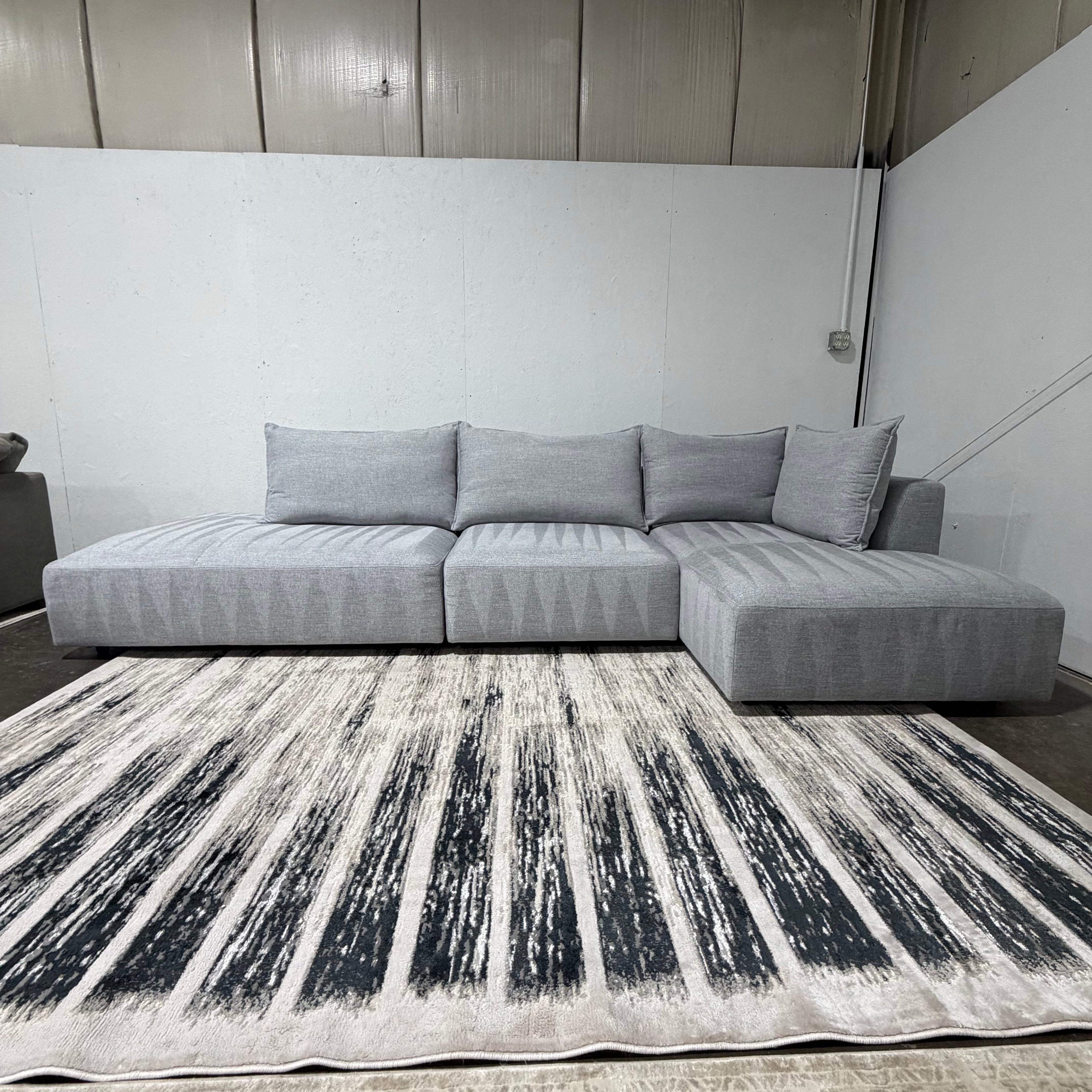 Aiden & Ivy Macon 3-piece Fabric Modular Sectional