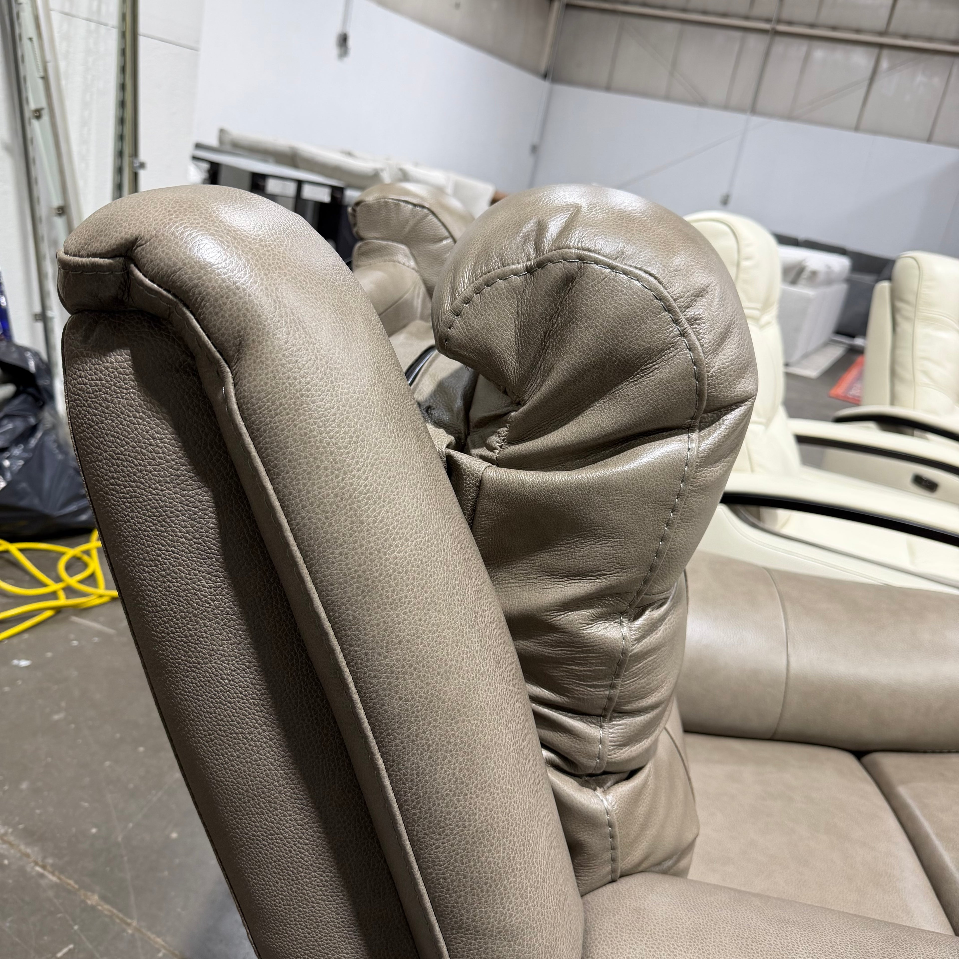 Mason Leather Power Recliner with Power Headrest