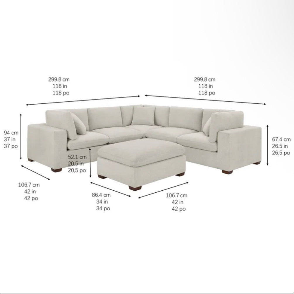 Thomasville Lowell 6-Piece Modular Sectional