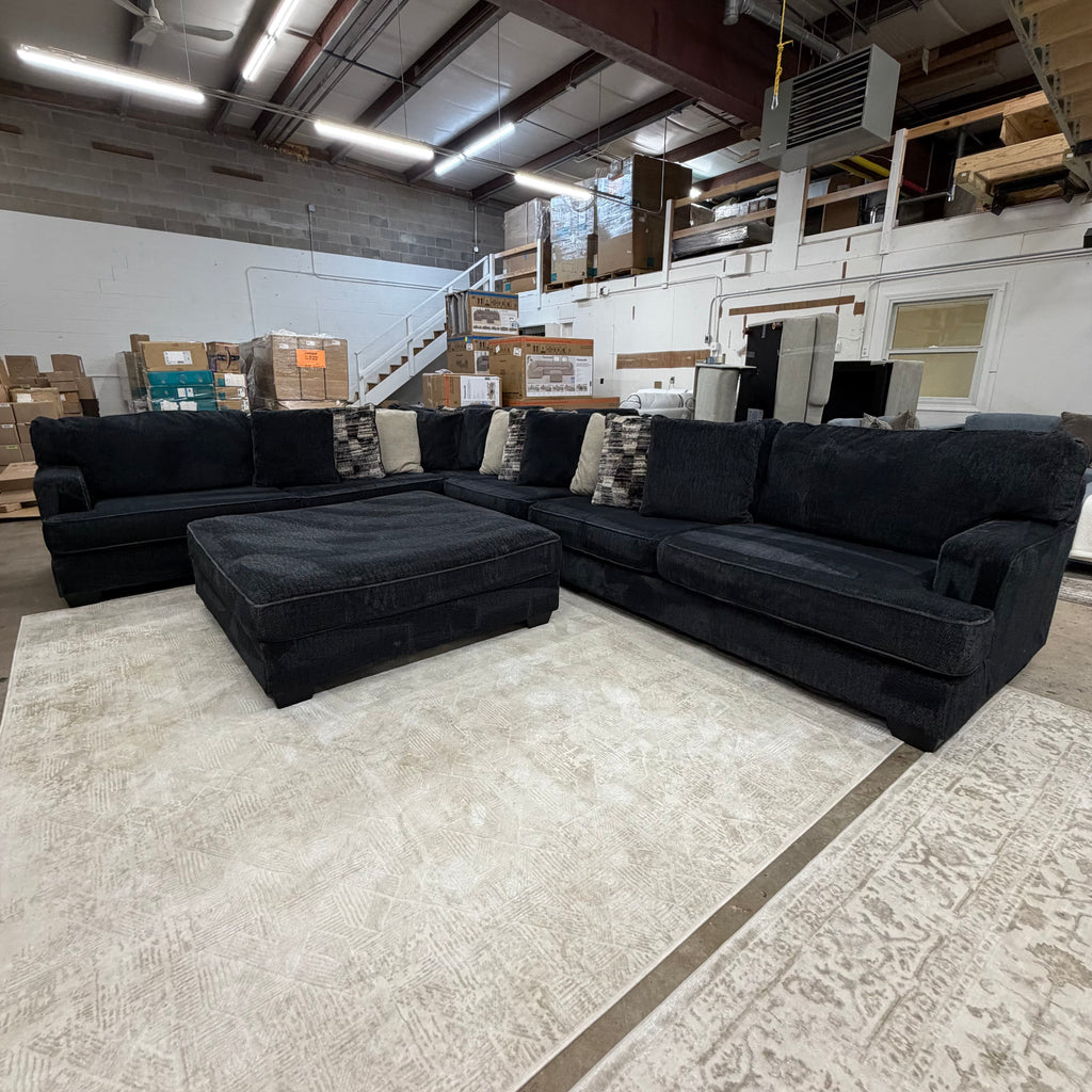 Ashley Lavernett 4-Piece Sectional + Ottoman