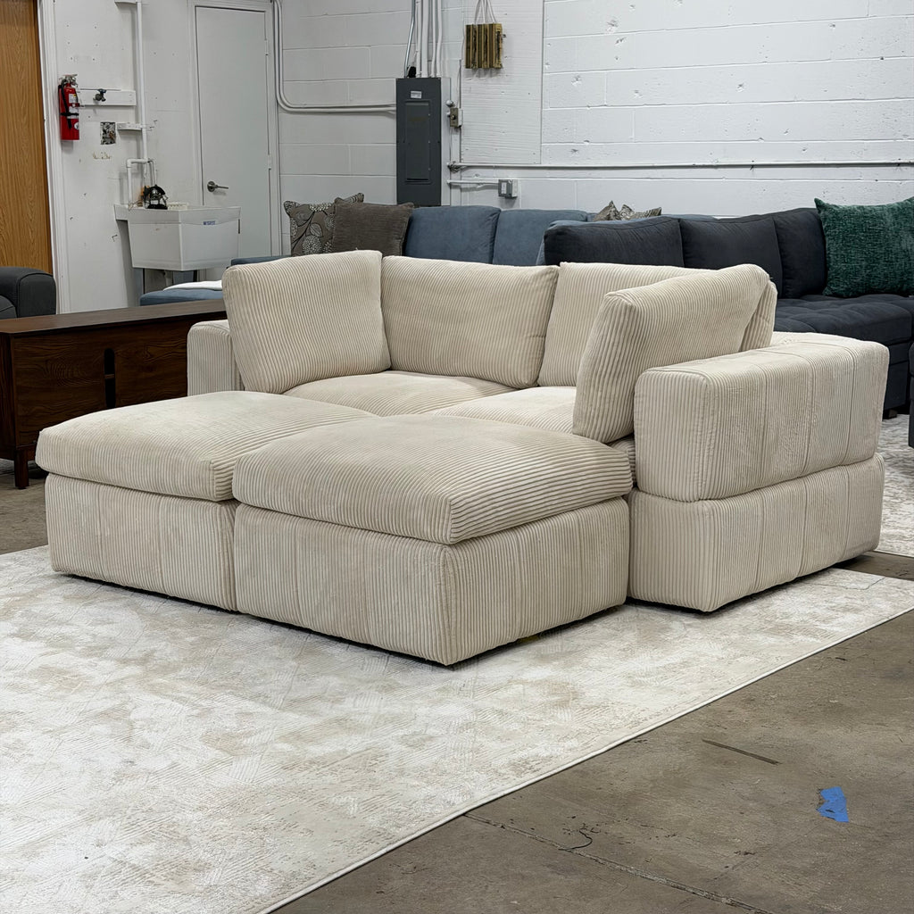 4-Piece Modular Sectional Couch
