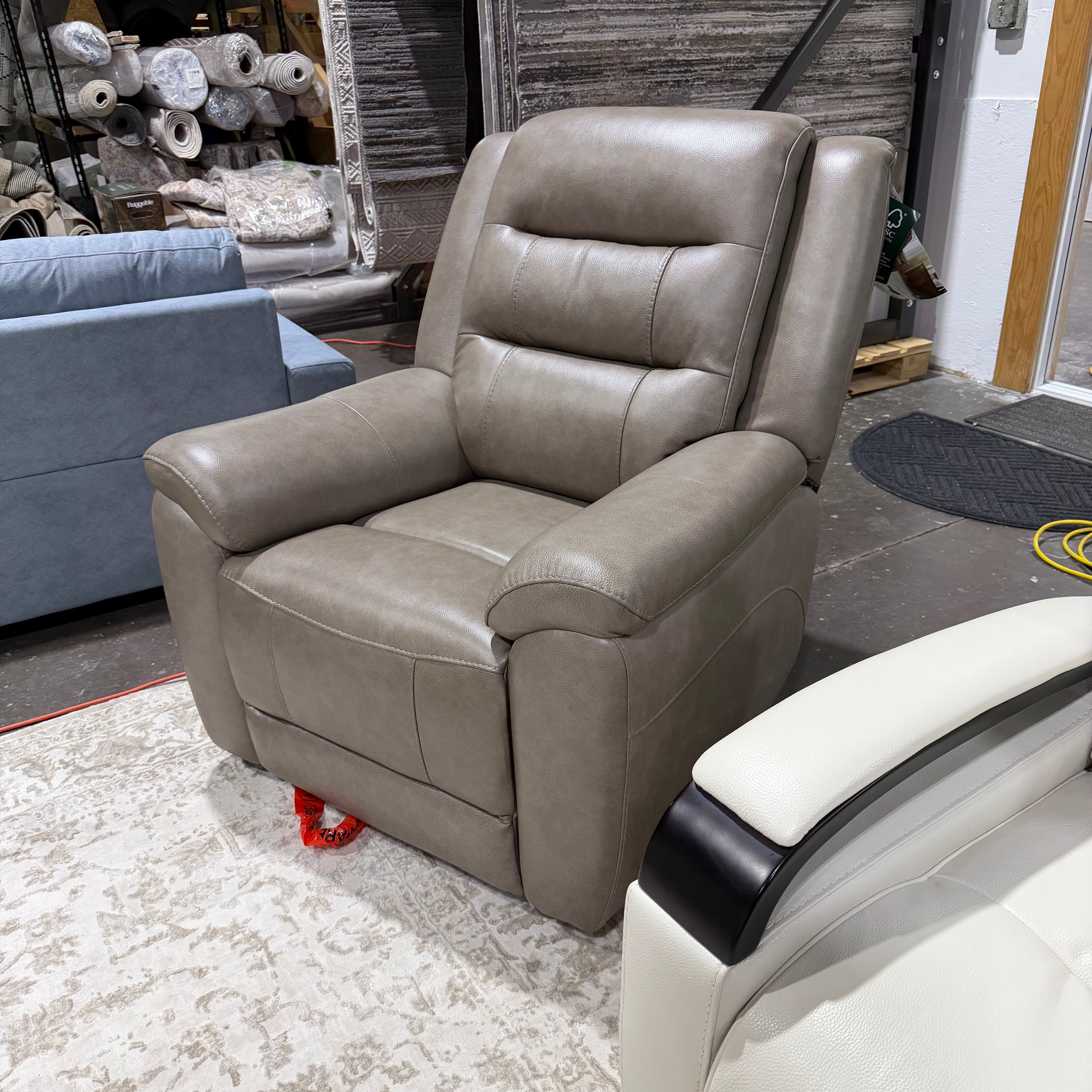 Mason Leather Power Recliner with Power Headrest