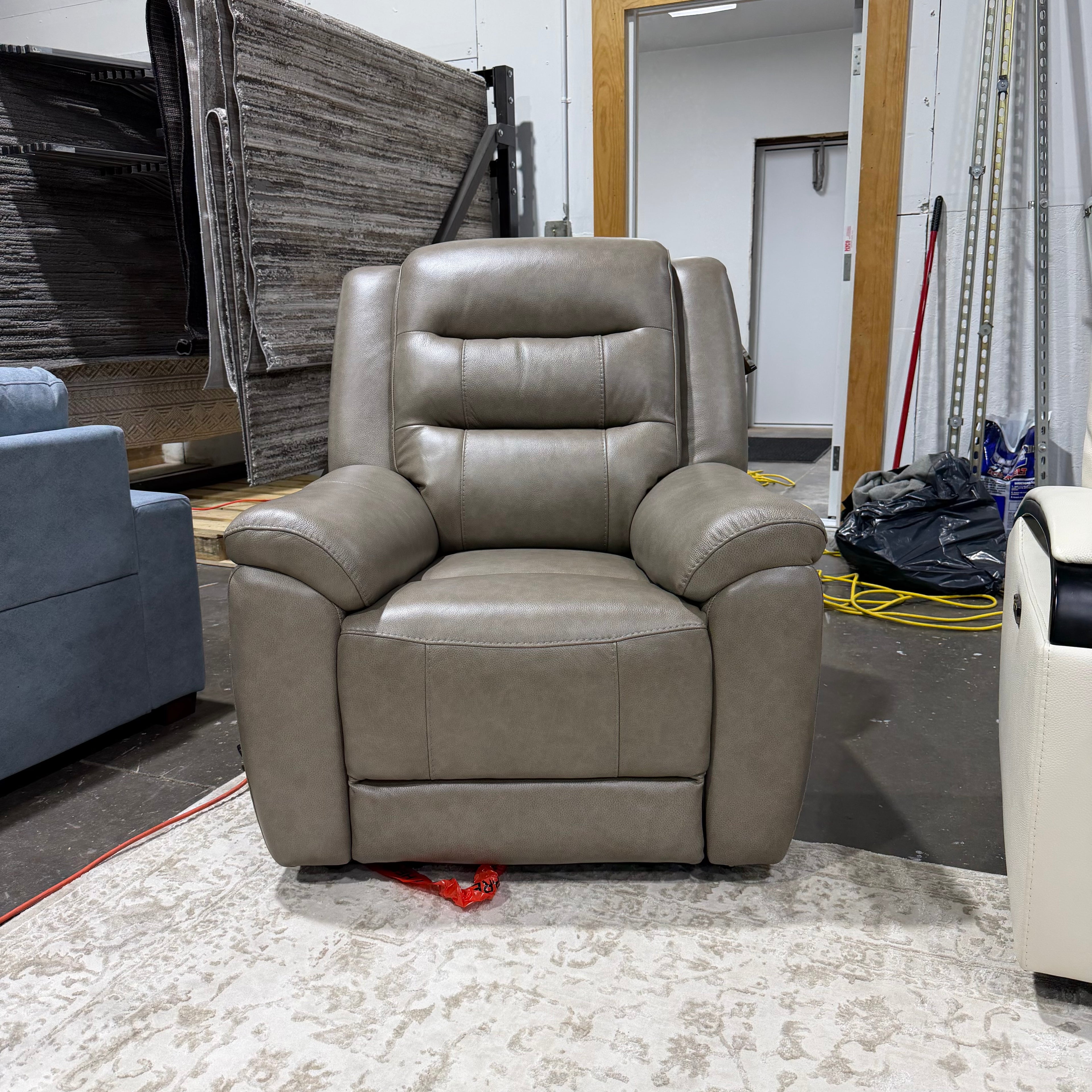 Mason Leather Power Recliner with Power Headrest