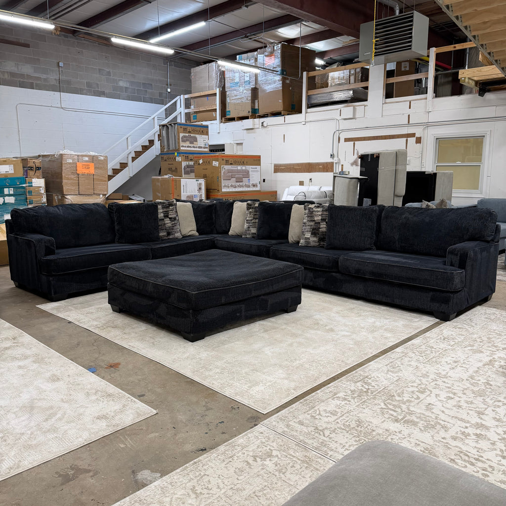 Ashley Lavernett 4-Piece Sectional + Ottoman