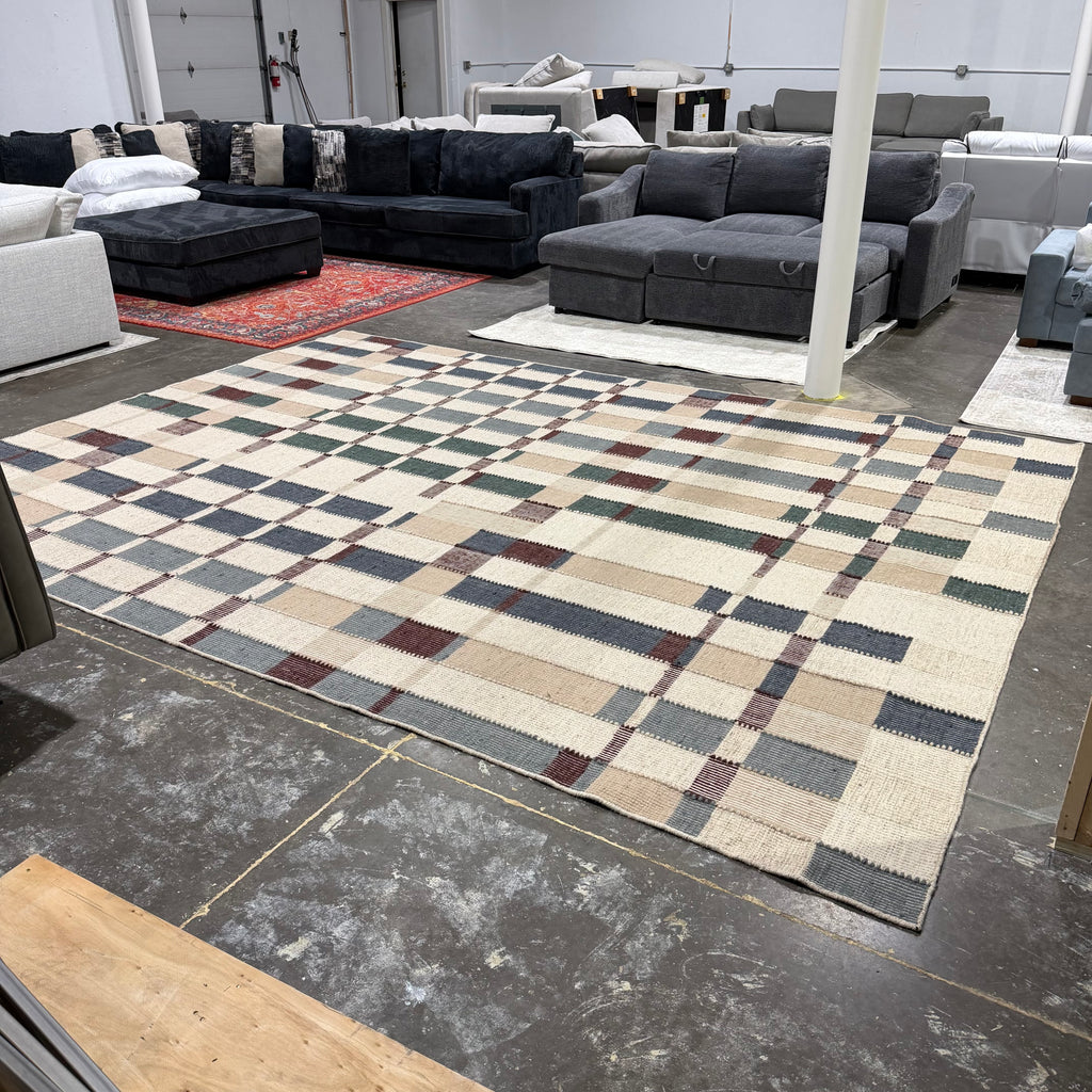 14x10 Lulu and Georgia Marli Flatweave Wool Rug by Nina Freudenberger