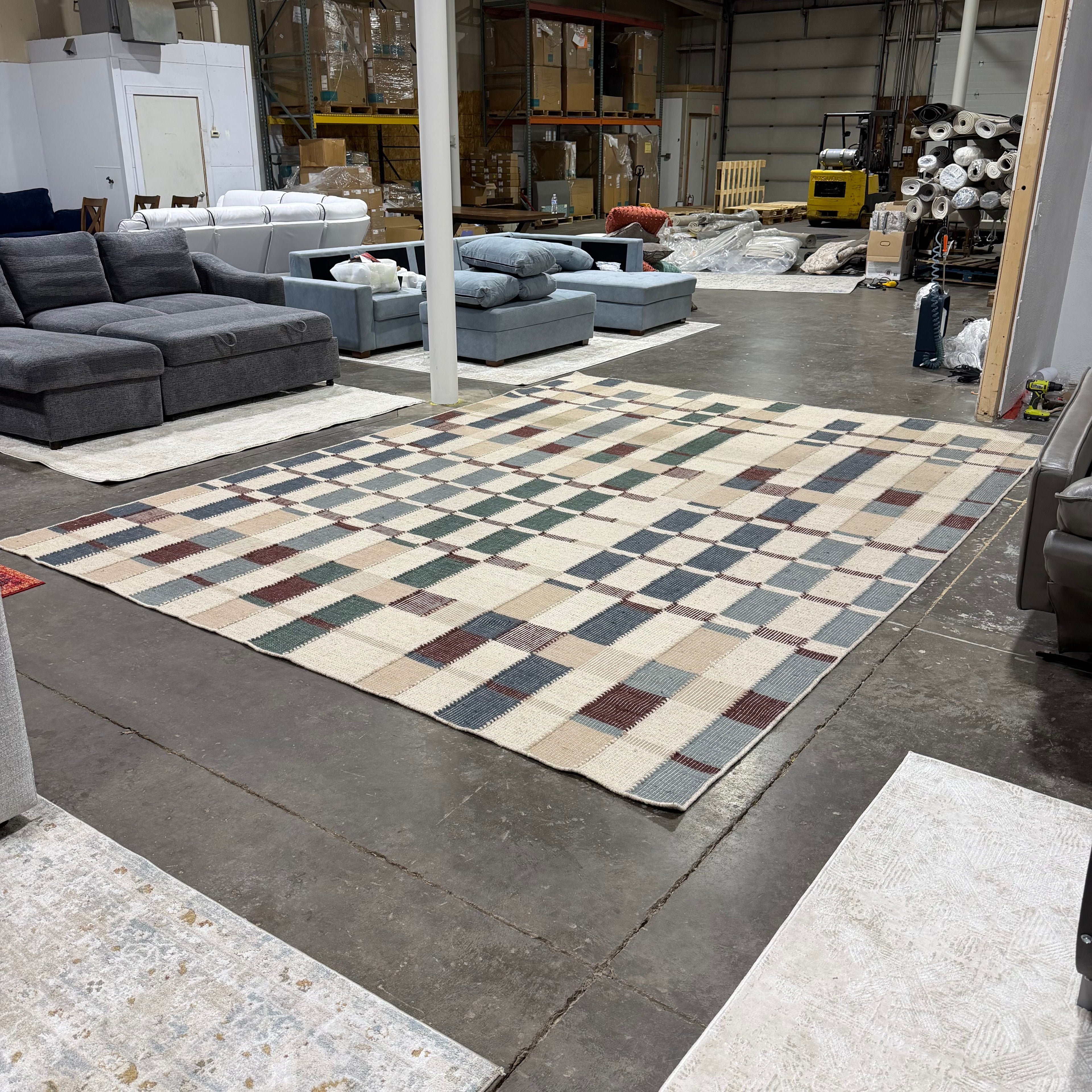 14x10 Lulu and Georgia Marli Flatweave Wool Rug by Nina Freudenberger