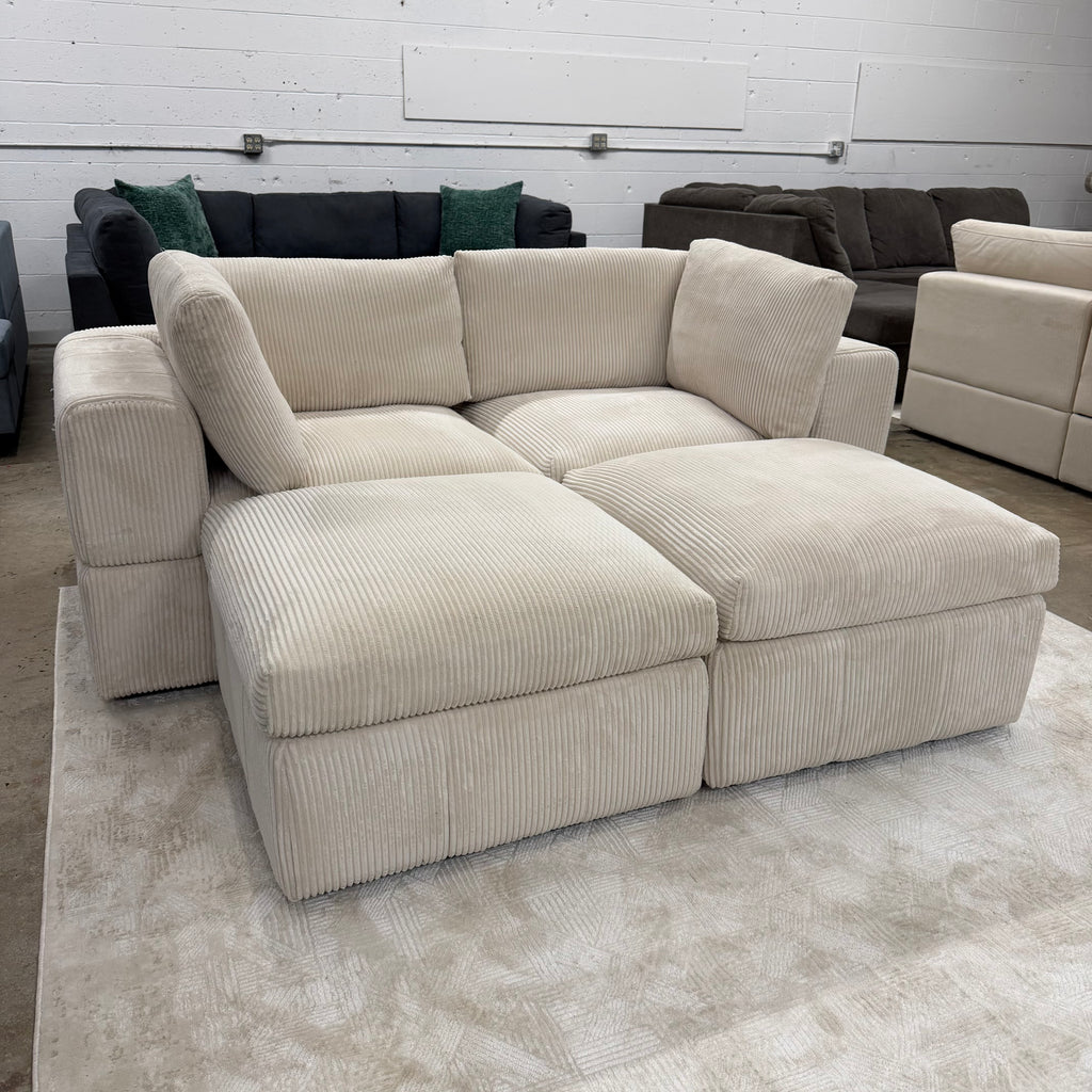 4-Piece Modular Sectional Couch