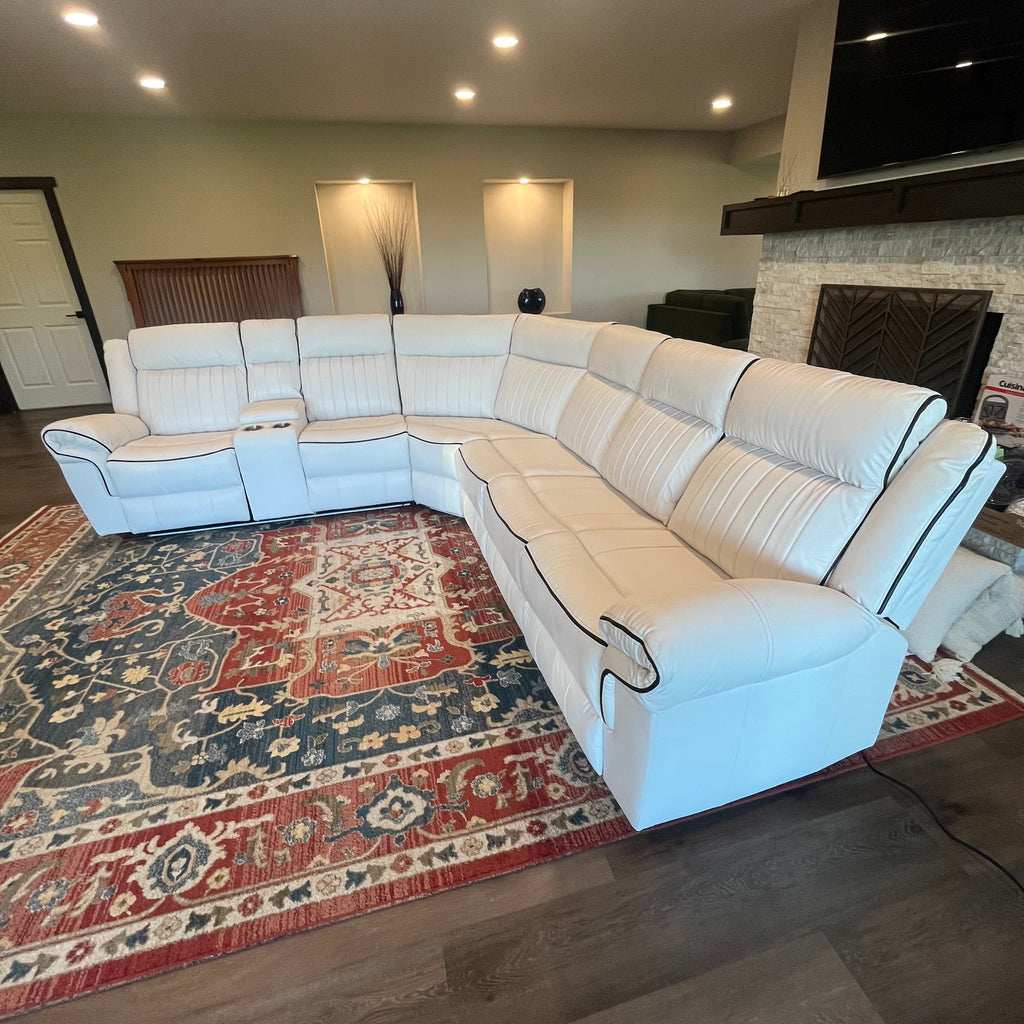 NEW* Leather Power Reclining Sectional Sofa
