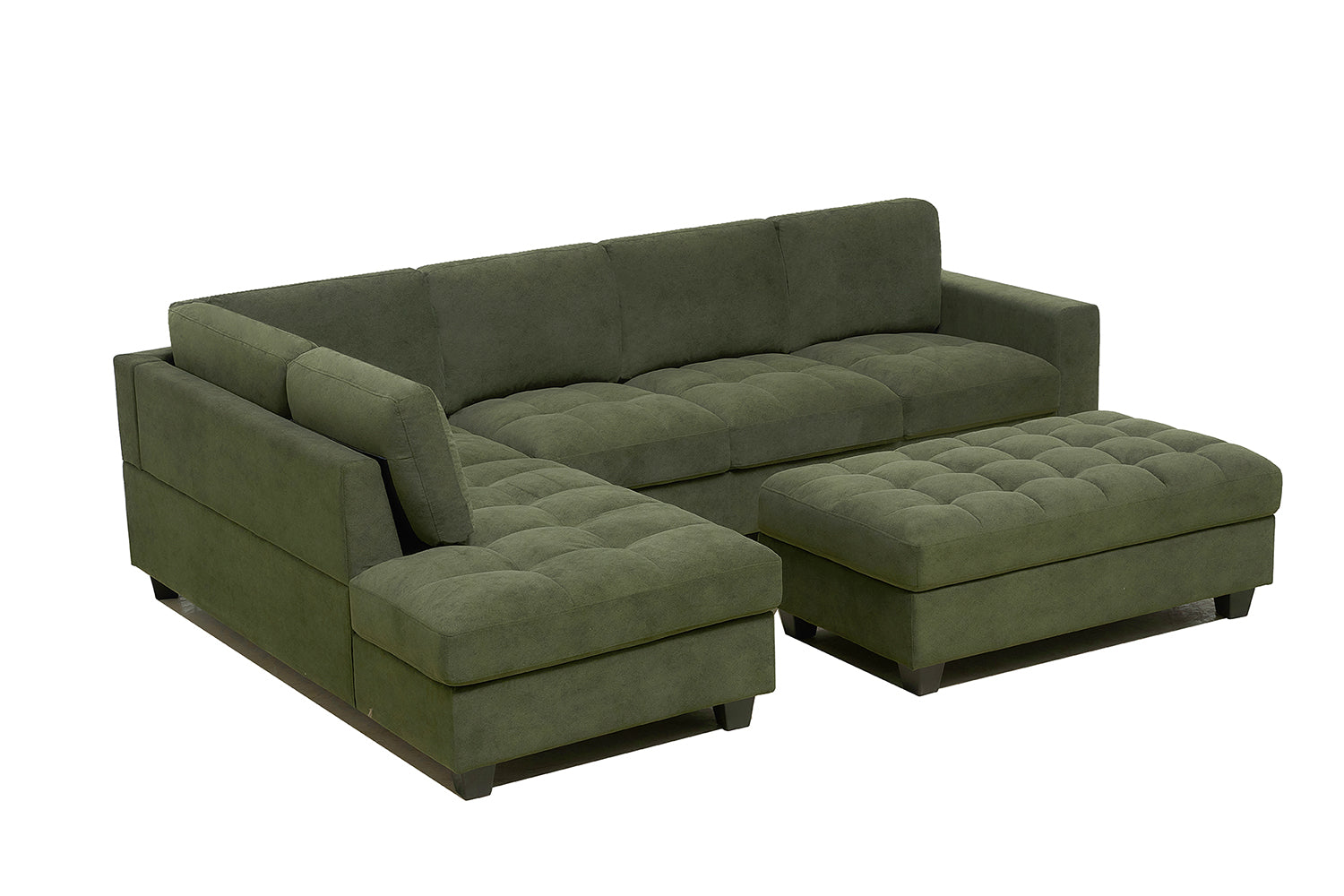 NEW L-Shape Sectional Sofa & Storage Ottoman