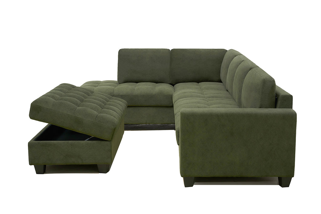 NEW L-Shape Sectional Sofa & Storage Ottoman