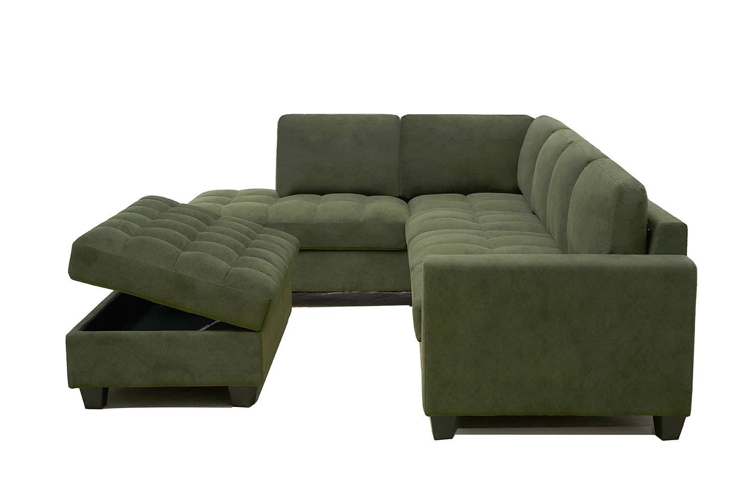 NEW L-Shape Sectional Sofa & Storage Ottoman