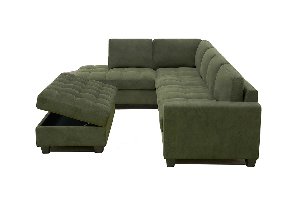 NEW L-Shape Sectional Sofa & Storage Ottoman