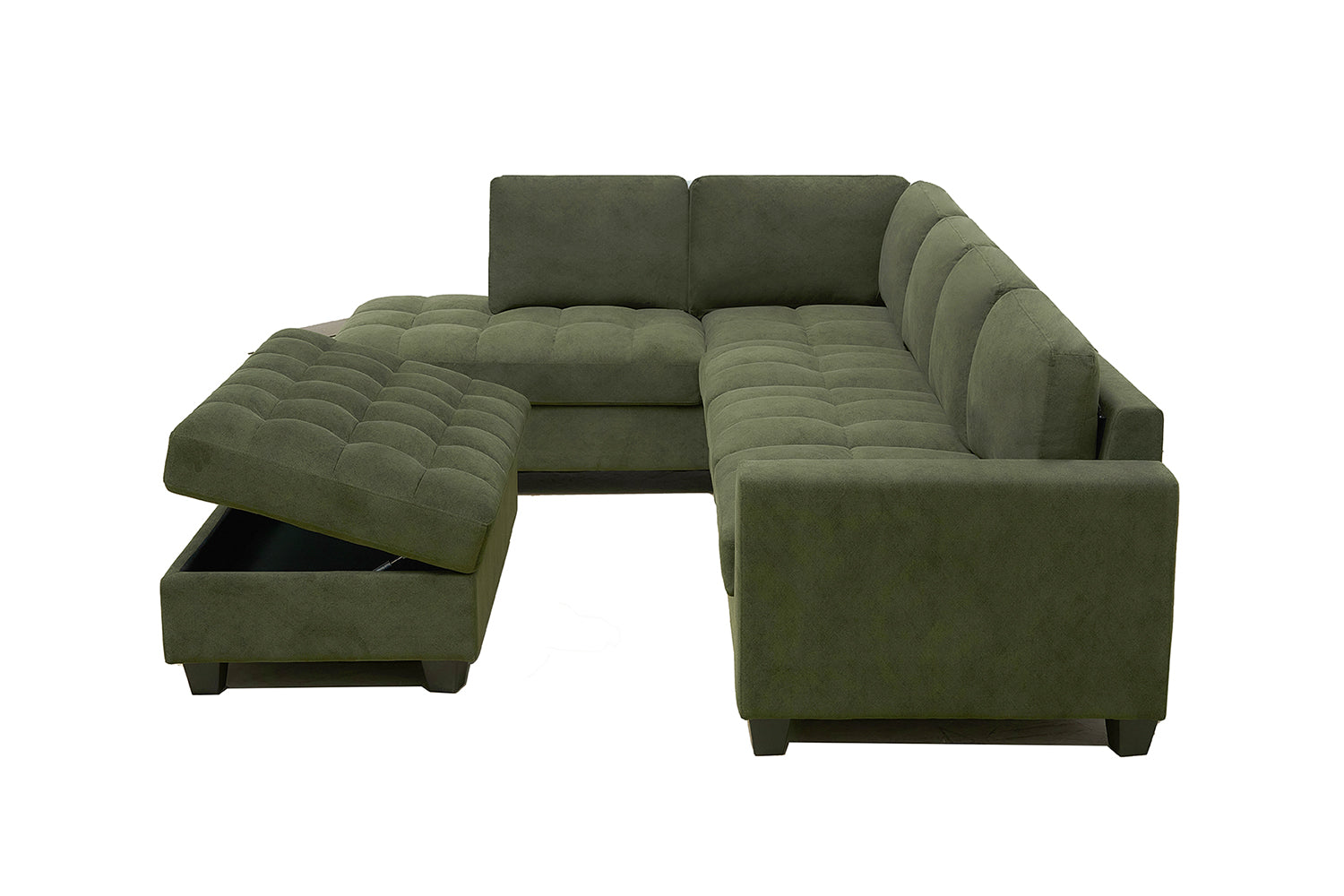 NEW L-Shape Sectional Sofa & Storage Ottoman